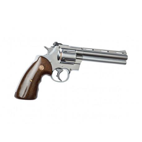 (ASG) Plynový revolver R-357, stříbrný