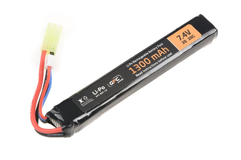 (GFE)Li-Po 1300mAh 7.4V 25C Battery - Stick