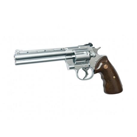 (ASG) Plynový revolver R-357, stříbrný