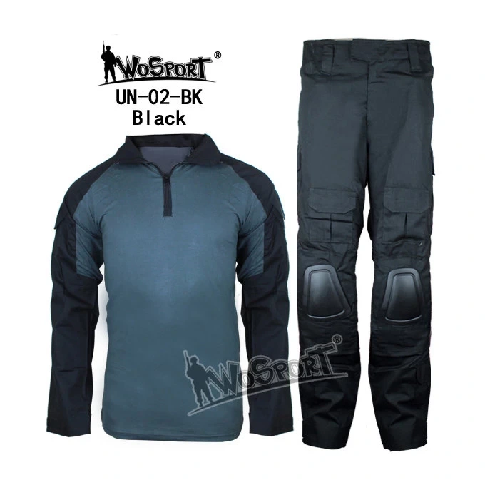 WST taktická bojová uniforma G2 – Černá