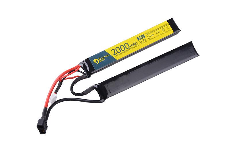 (ELR) Akumulator LiPo 7,4V 2000mAh 15/30C T-connect (DEANS) - 2 moduly
