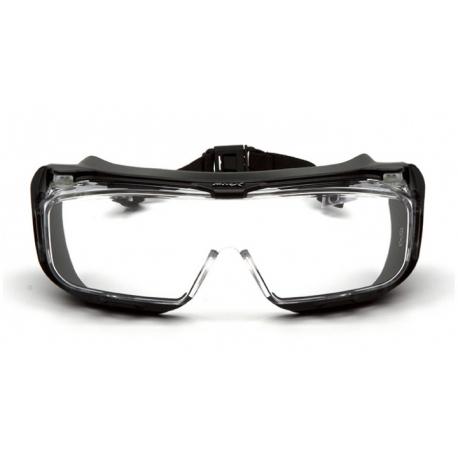 Ochranné brýle Cappture ES9910STMRG s gumovým těsněním, nemlživé - čiré