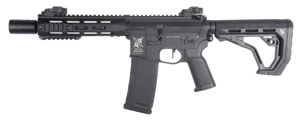 Delta Armory airsoft zbraň M4 AR15 M-LOK SilentOps 8" Charlie EAGLE Černá