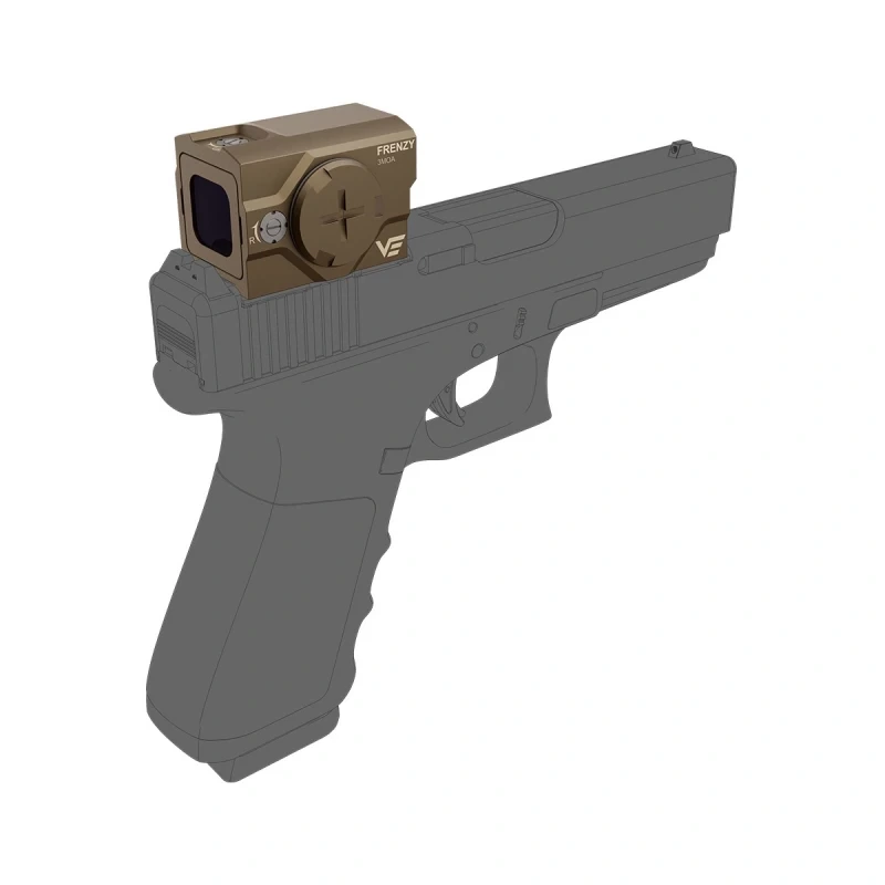 Kolimátor FRENZY Plus (uzavřený reflexní mířidlo) - bronzový (FDE) 8