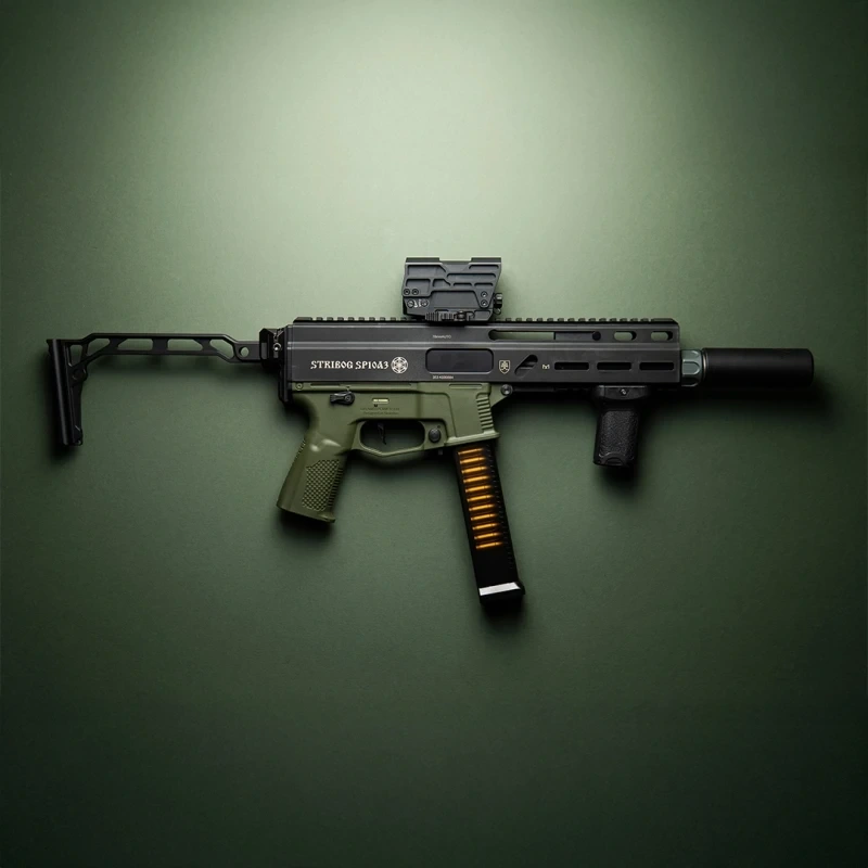 Delta Armory GP STRIBOG SP10A3 Charlie Upgrade - Černá / zelená 4