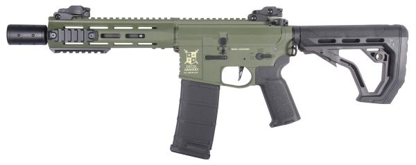 Delta Armory airsoftová zbraň M4 AR15 M-LOK SilentOps 8" Charlie EAGLE Oliva