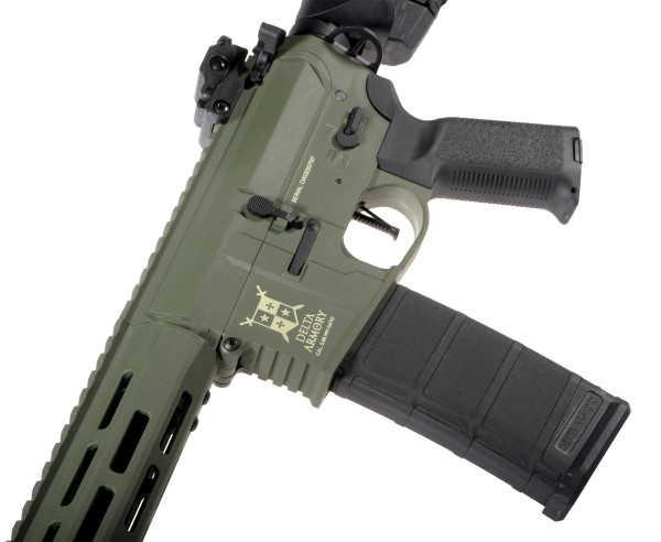 Airsoftová zbraň Delta Armory M4 AR15 M-LOK SilentOps 8" Charlie Oliva 1