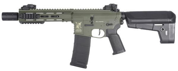Airsoftová zbraň Delta Armory M4 AR15 M-LOK SilentOps 8" Charlie Oliva