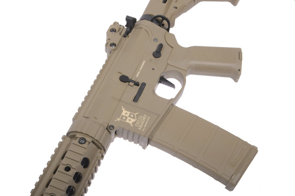 Airsoftová zbraň Delta Armory AR15 SilentOps 7" EAGLE Charlie Full Tan 1