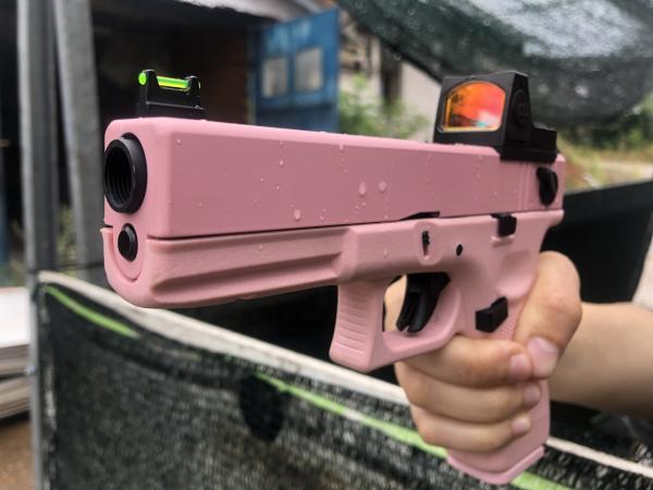 [RAVEN] Glock EU18 + kolimátor BDS - růžová