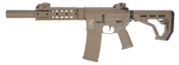 Airsoftová zbraň Delta Armory AR15 SilentOps 7" EAGLE Charlie Full Tan
