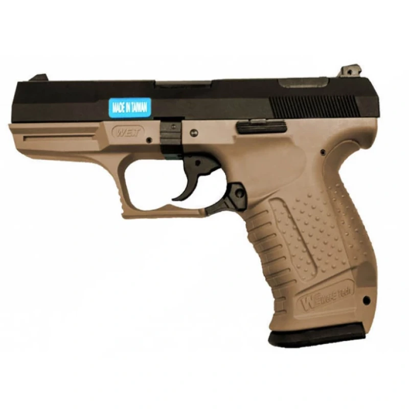 WE GBB plynová pistole Model 99C God of War - Černá/písková