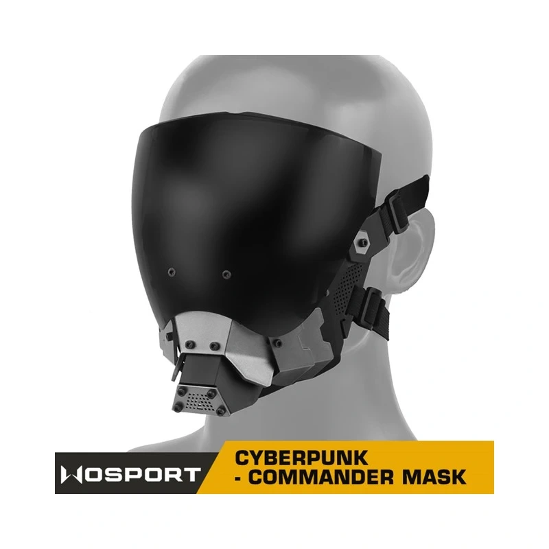 WST ochranná maska CYBERPUNK COMMANDER – Černá 1