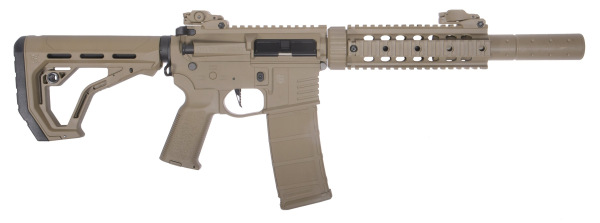 Airsoftová zbraň Delta Armory AR15 SilentOps 7" EAGLE Charlie Full Tan 2