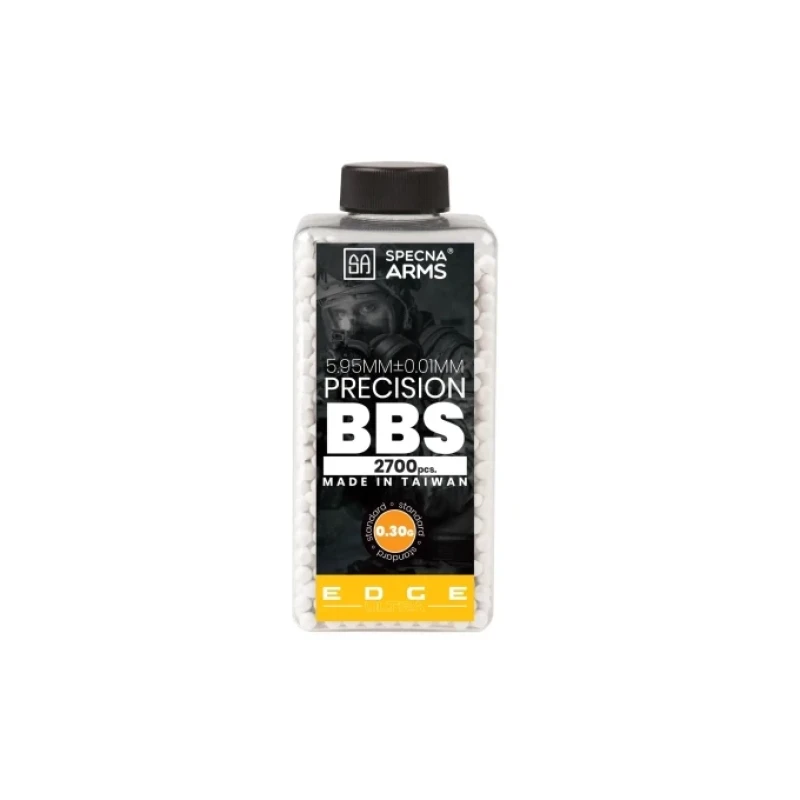 SA kuličky EDGE ULTRA™ 0,30g, 2700 BBs (lahev) - Bílá