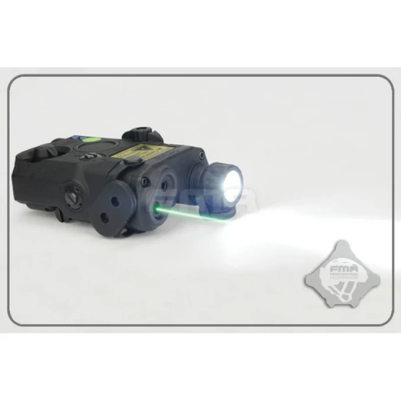 FMA AN/PEQ15 LA-5 IR upgrade verze (LED svítilna, IR přísvit, zelený laser) - Černá