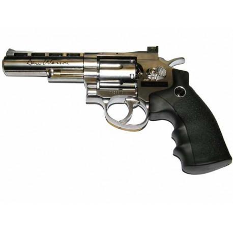 (ASG) WG revolver 4" CO2, stříbrný od armedking.cz