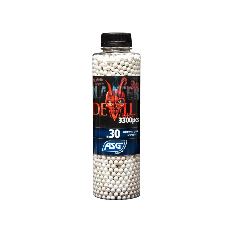 ASG kuličky Blaster Devil 0,30g, 3300 BBs - Bílá