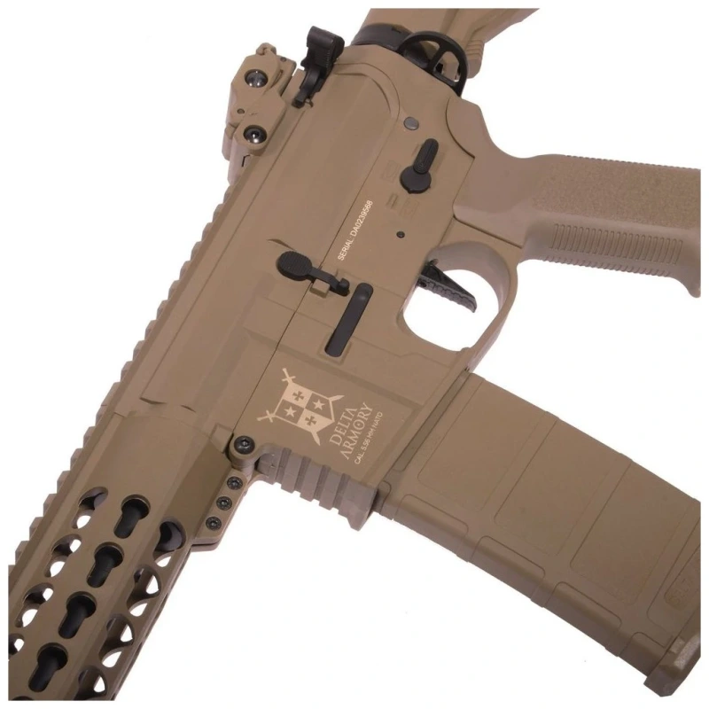 Delta Armory AR15 KeyMod 10" Charlie EAGLE Tan 1