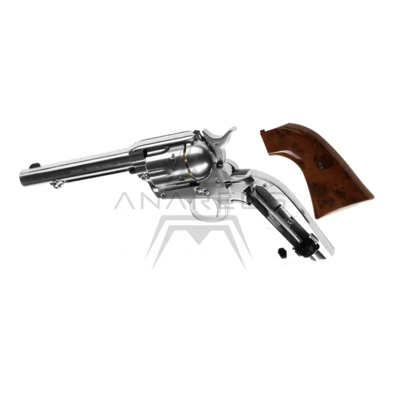 Revolver Western Cowboy 6mm Co2 - Nickel