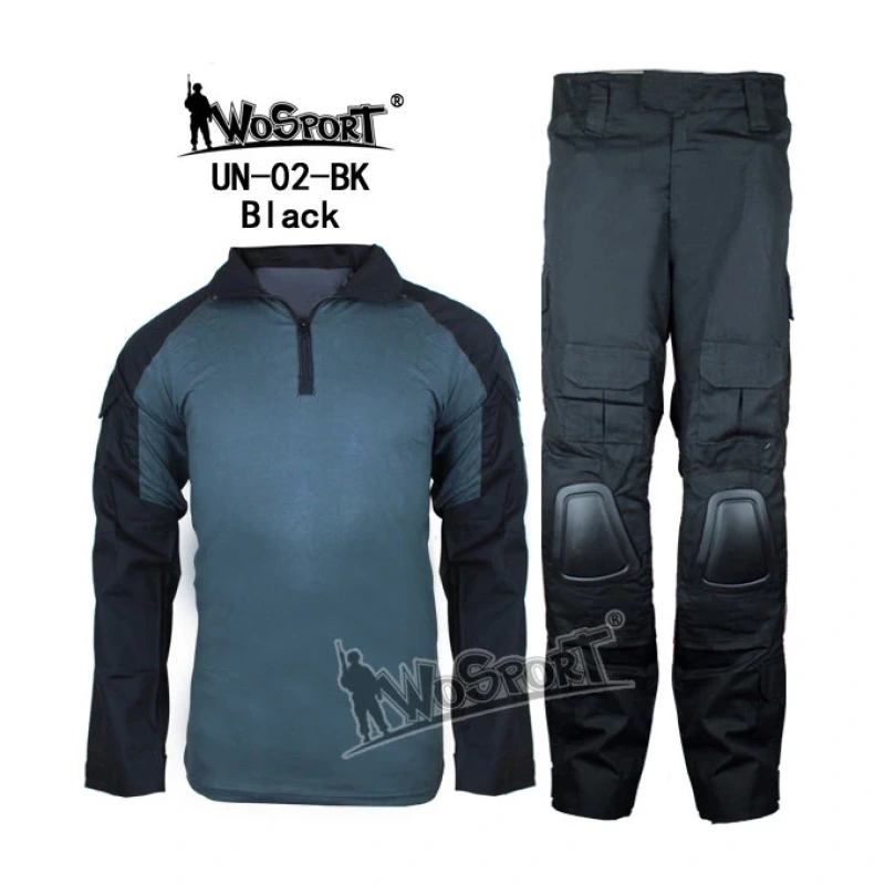 WST taktická bojová uniforma G2 – Černá